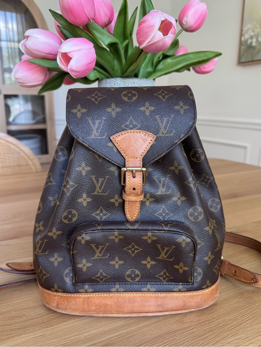 ✅AUTH✅LOUIS VUITTON MONTSOURIS BACKPACK MM